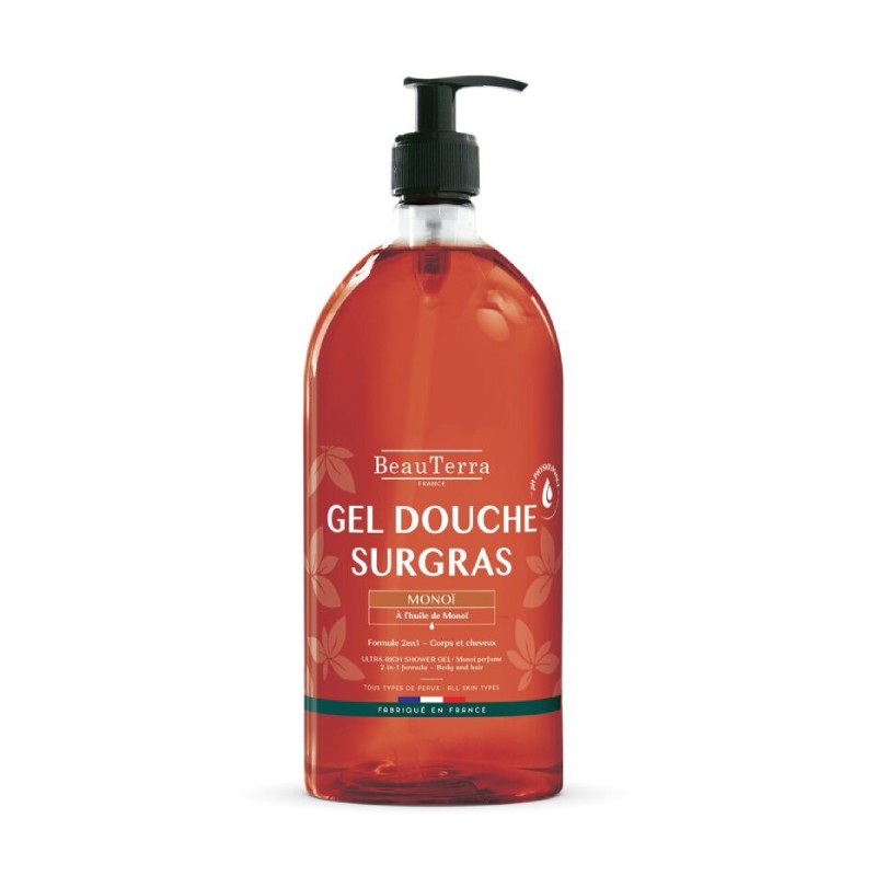 BEAUTERRA Monoi shower gel with monoi oil 1000 ml