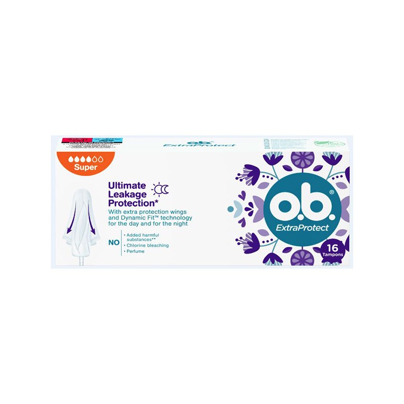 O.B. ExtraProtect Super+ tampons N16