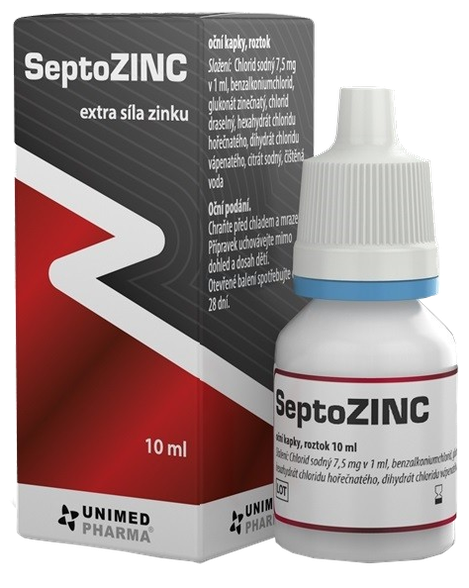 SEPTOZINC eye drops 10 ml