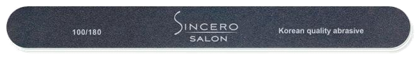 SINCERO SALON Professional 100180 Black a nail disappointment 1 pcs