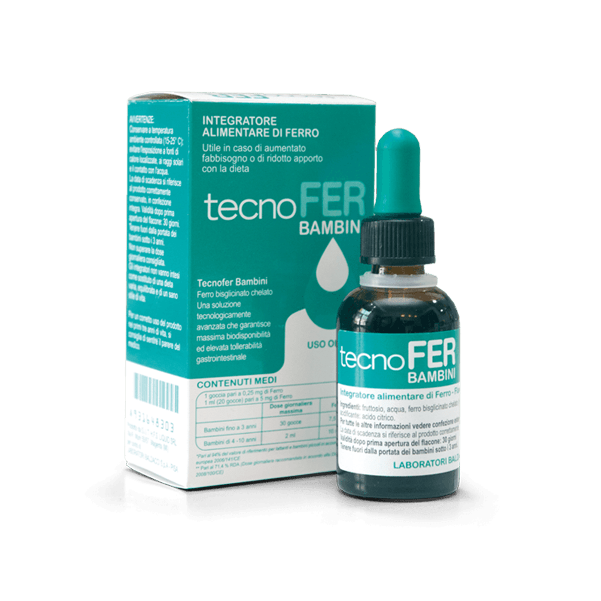TECNOFER 5 mg/30 ml for children drops 30 ml