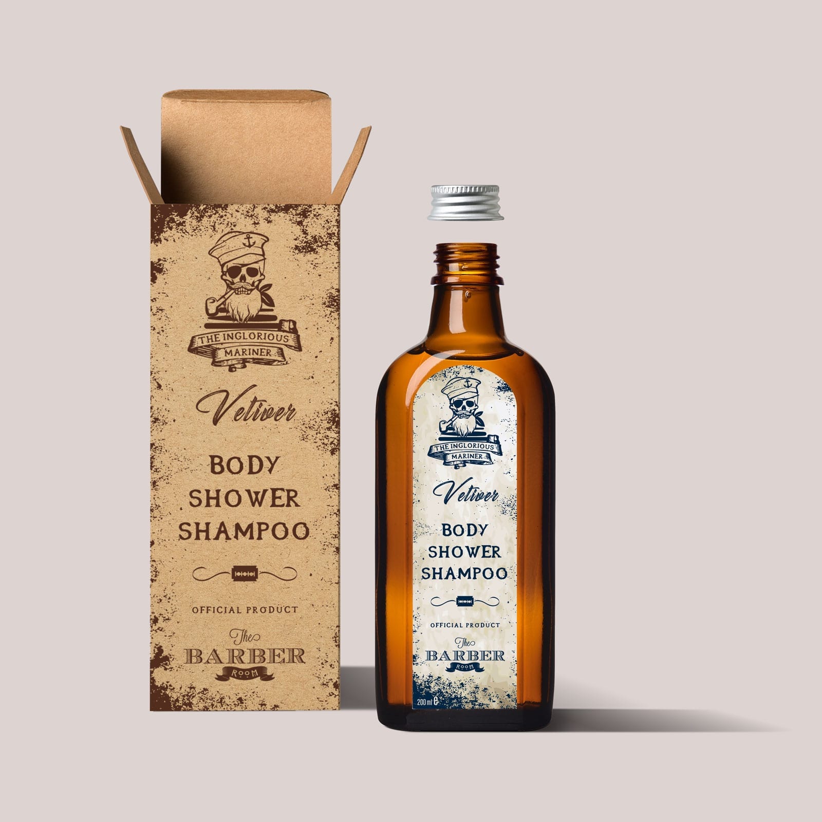 The Inglorious Mariner Vetiver - Captain’s revitalizing body shower shampoo 200 ml