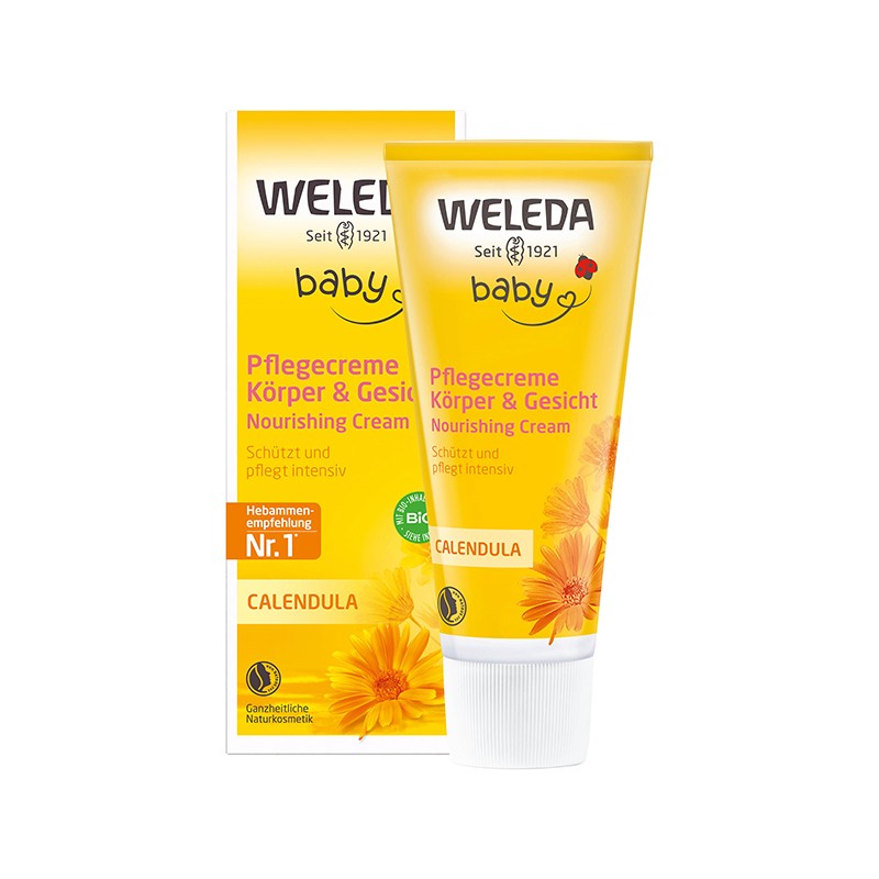 WELEDA Baby Calendula calendula body and face cream 75 ml
