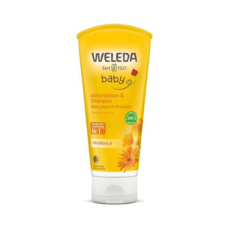 WELEDA Baby Calendula marigold shampoo and wash 200 ml
