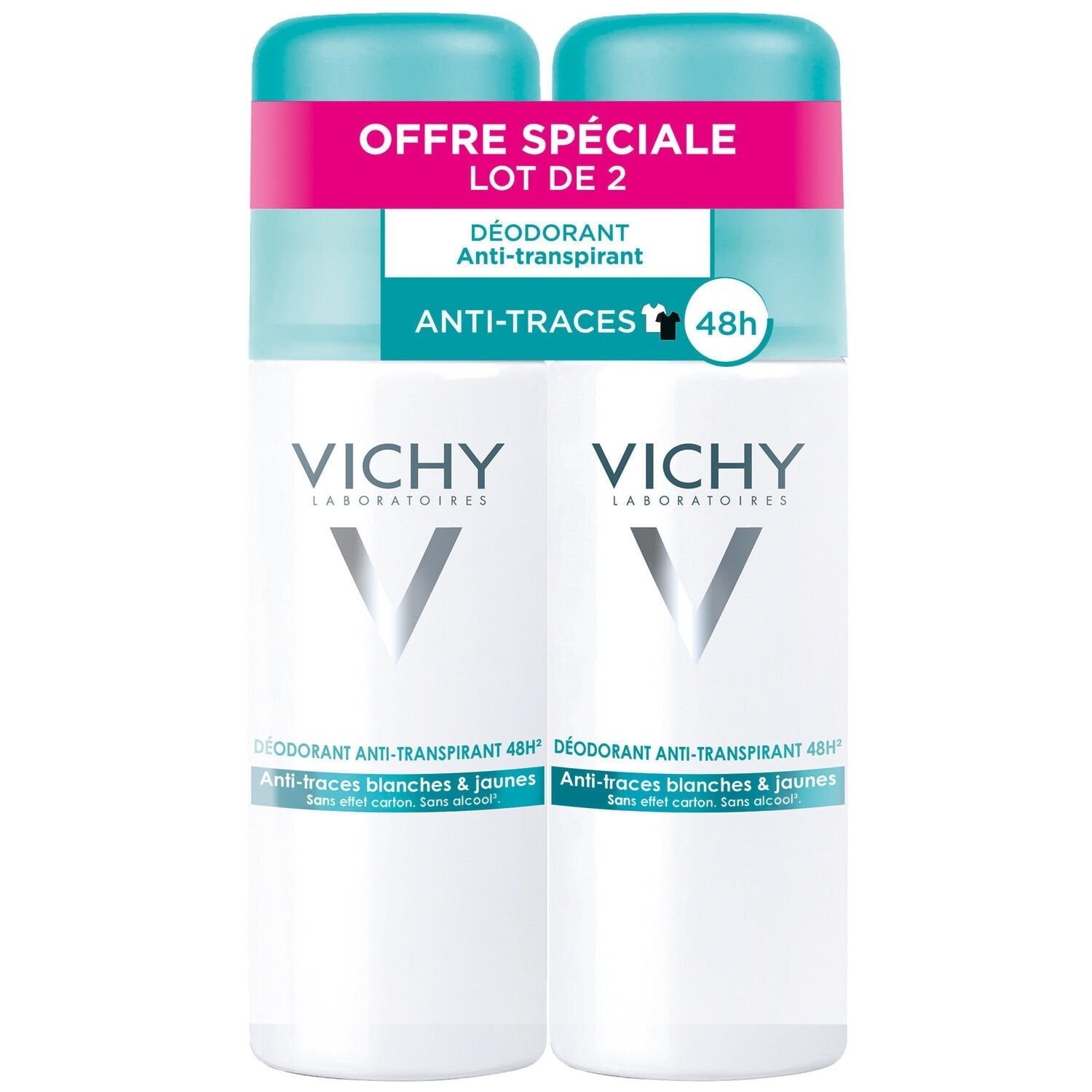 Vichy 48 Hours Anti-Transpirant/Spots Set Two Deodorants