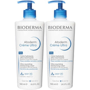 Bioderma Atoderm Ultra-Nourishing Moisturising Cream 500ml - Pack of 2