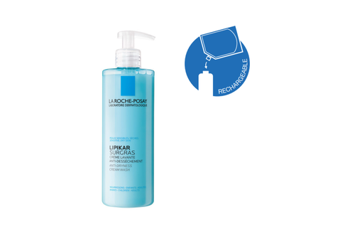 La Roche-Posay Lipikar Surgras Shower Cream For Dry Skin 400 ml Moisturizing Shower Gel