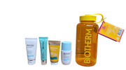 Set Biotherm: Lait Corporel, Anti-Dryness, Body Milk, 50 ml + Deo Pure, 72h Protection, Deodorant Roll-On, For Women, 75 ml + Waterlover, Anti-Aging, Sunscreen Cream, For Face, SPF 50+, 50 ml + Aquasource Hyalu Plump, Moisturizing, Daily, Gel Cream, Fo...