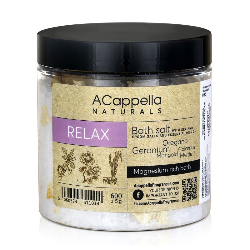ACappella Naturals bath salt relaxing RELAX 600 g