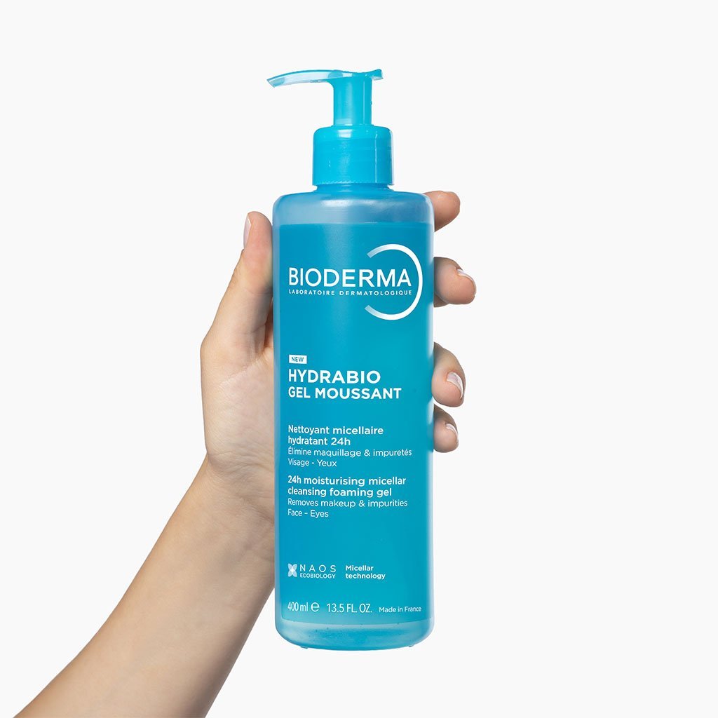 Bioderma Hydrabio 24h Moisturizing Micellar Cleansing Foaming Gel - 400 ml