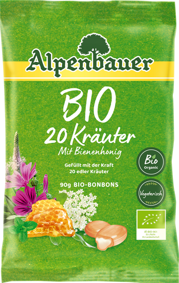 ALPENBAUER BIO 20 Krauter candies 90 g