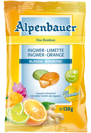 ALPENBAUER Ginger- Limette- Orange BIO candies 120 g