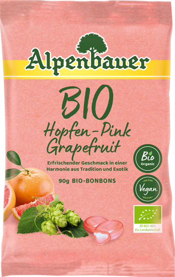 ALPENBAUER Hopfen Pink Grapefruit candies 90 g