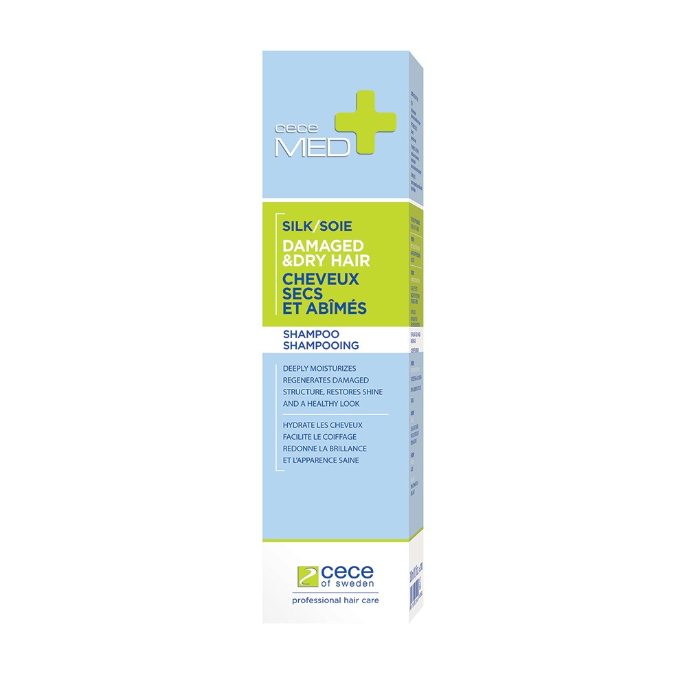 CECE MED Silk shampoo for damaged and dry hair, 300 ml