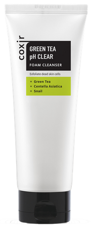 COXIR Greentea pH Clear cleansing foam 150 ml