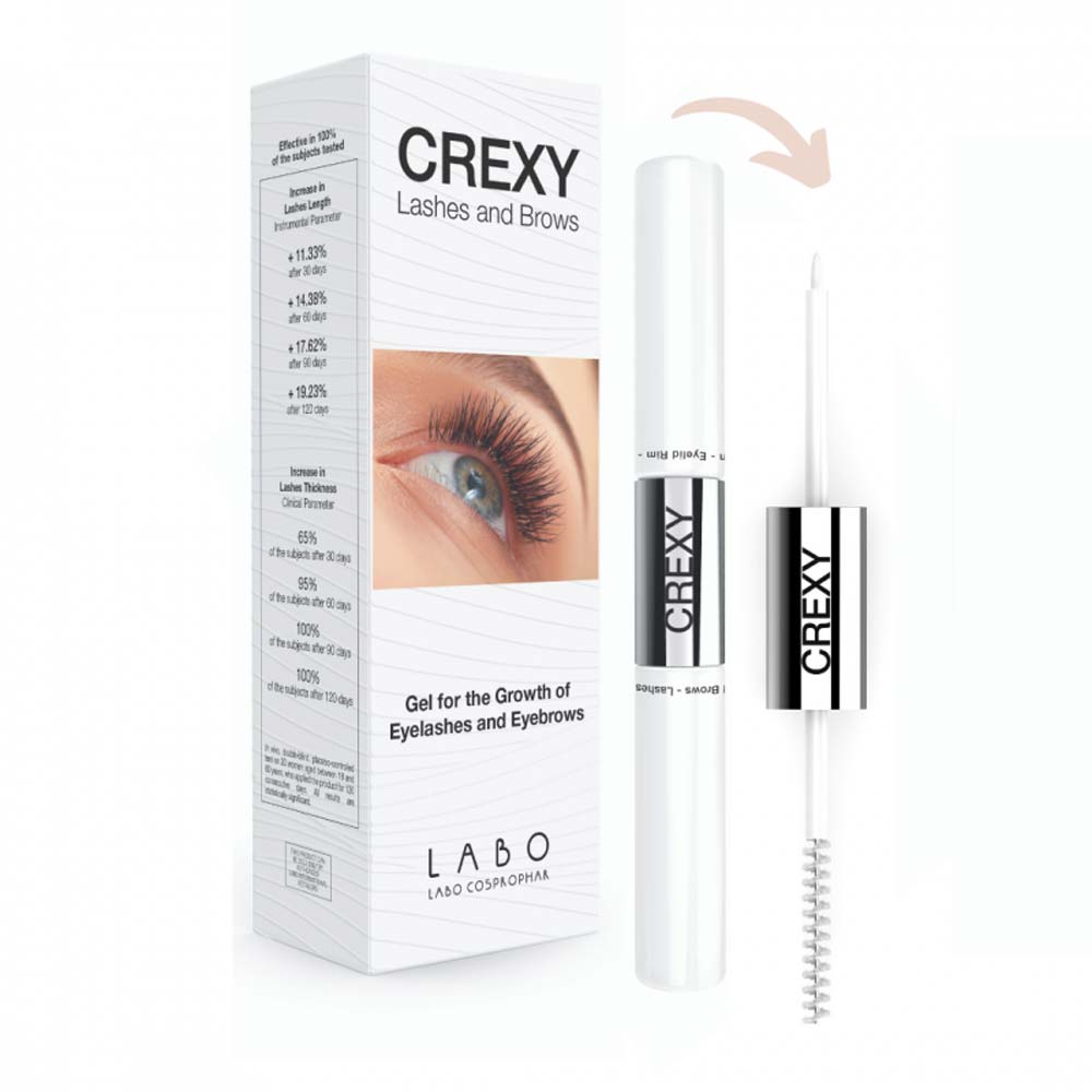 Crexy Lashes and Brows Gel for eyelash growth and eyebrows 8 ml
