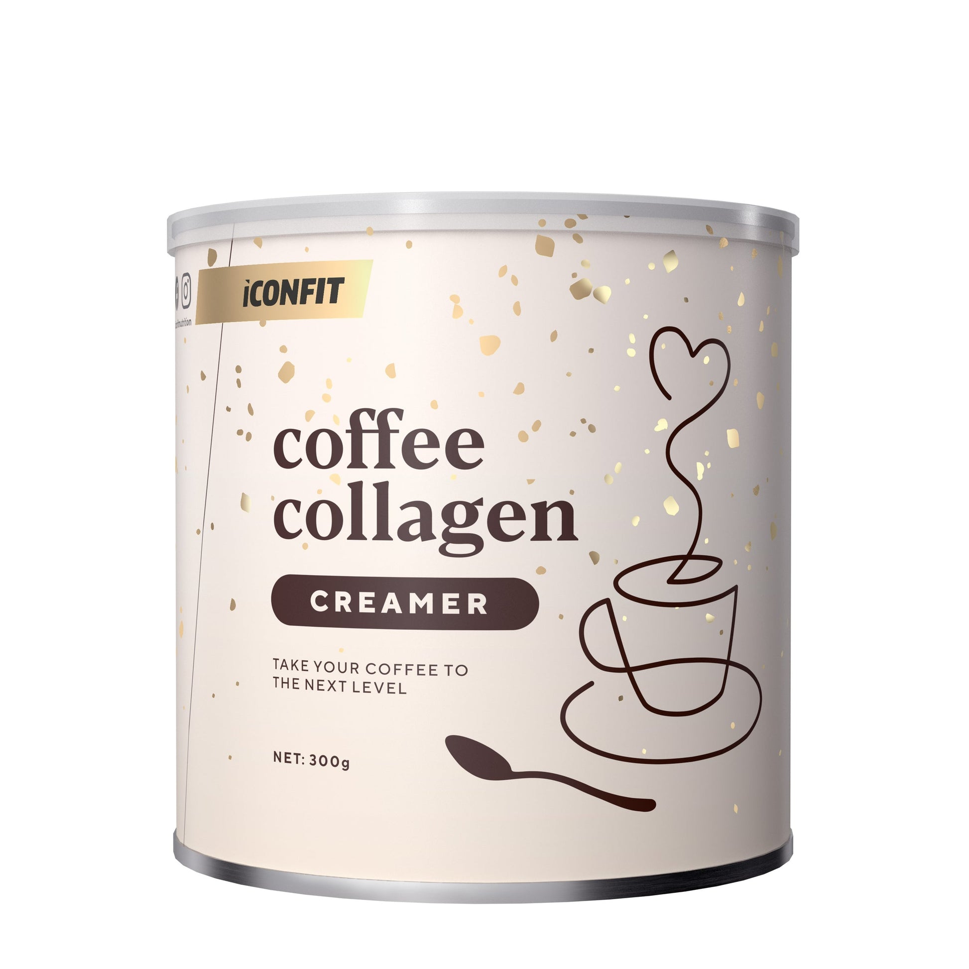 ICONFIT Collagen Coffee Creamer - Vanilla 300 g