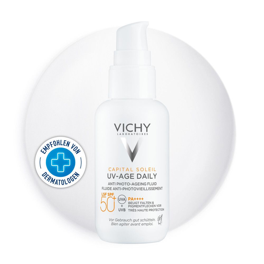 Vichy Capital Soleil Uv-Age Daily Spf50+ Water Fluid Antiphotoaging Cream 40ml