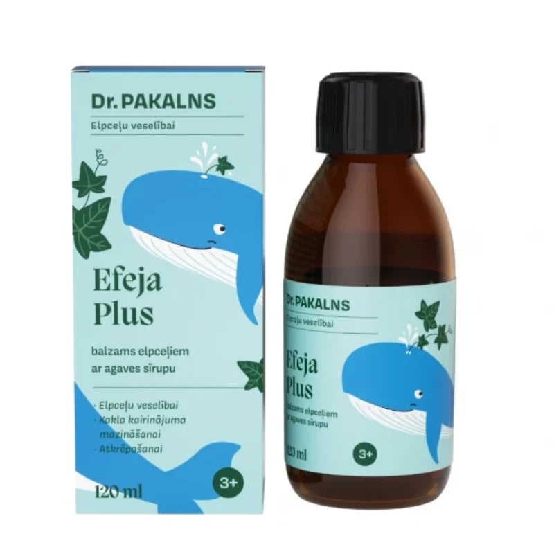 DR. PAKALNS Efeja plus balm with agave syrup for the respiratory tract 3+ 120 ml