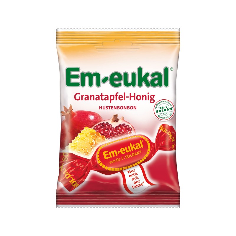 DR.SOLDAN Em-Eukal Pomegranate-Honey with vitamin C caramels 75 g