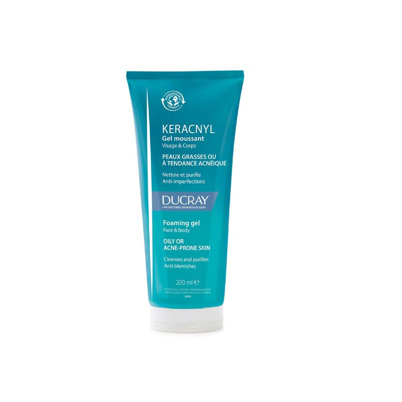 DUCRAY Keracnyl foaming gel for problem skin 200 ml