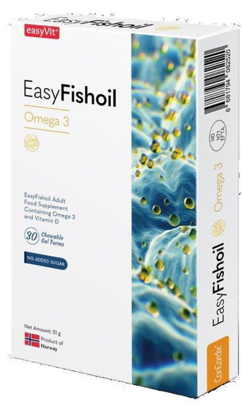 EASY FISHOIL Omega-3 Fish oils gels candies 30 pcs
