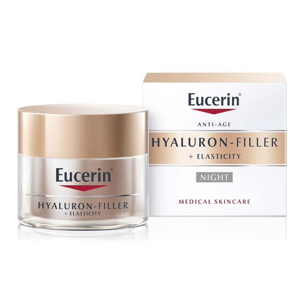 Eucerin Hyaluron Filler + Elasticity Night Cream for Facial Cream 50 ml
