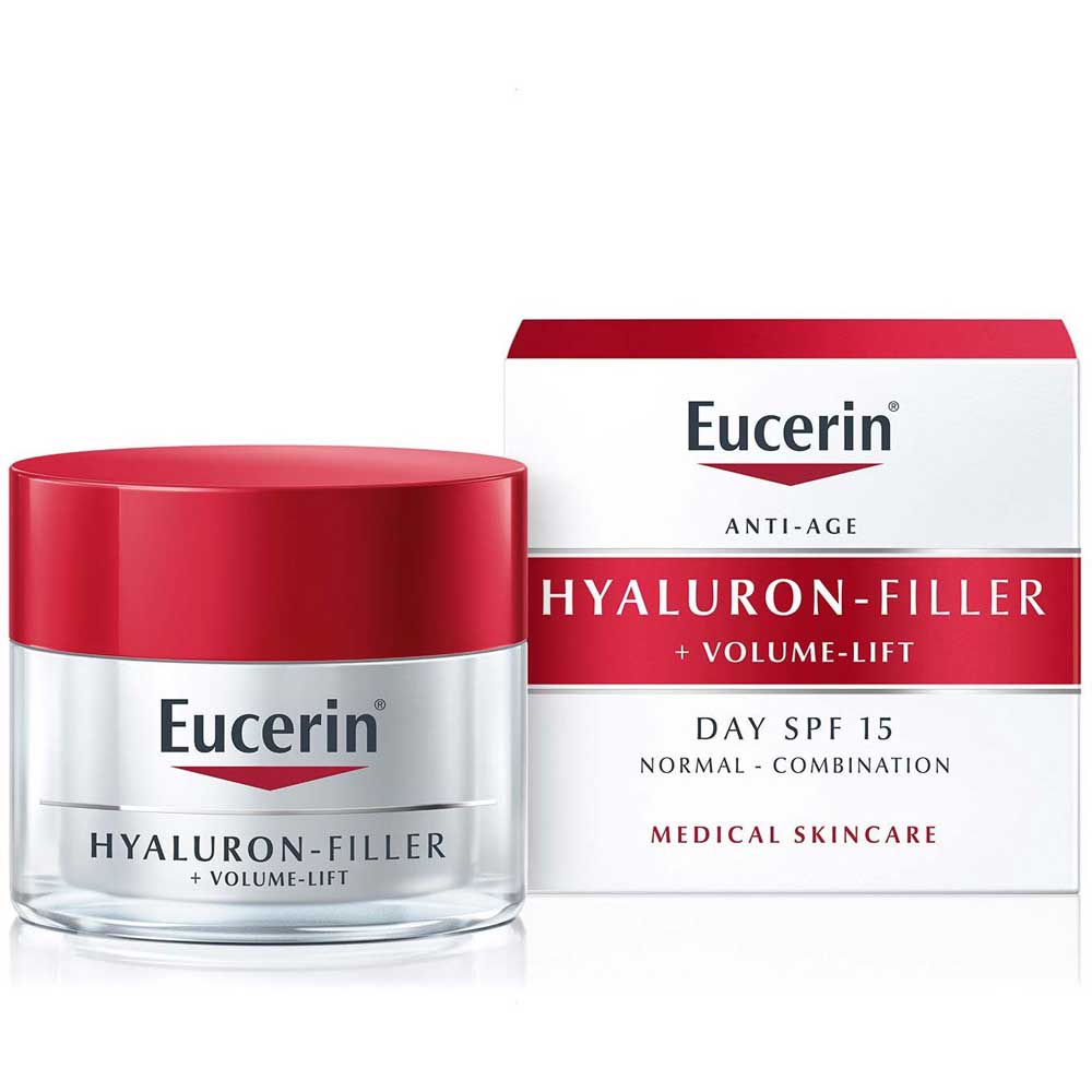 Eucerin Hyaluron-Filler + Volume-Lift SPF 15 daily cream for normal and combined skin 50 ml