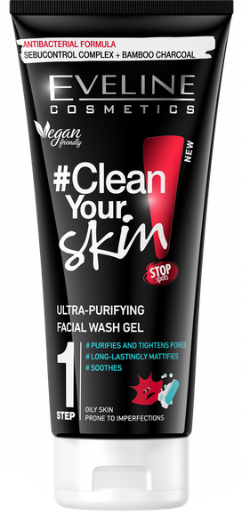 EVELINE Clean Your Skin 1 jelly faces for washing 200 ml