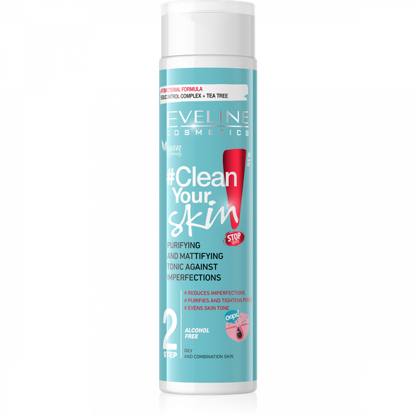 EVELINE Clean Your Skin 2 tonic 225 ml
