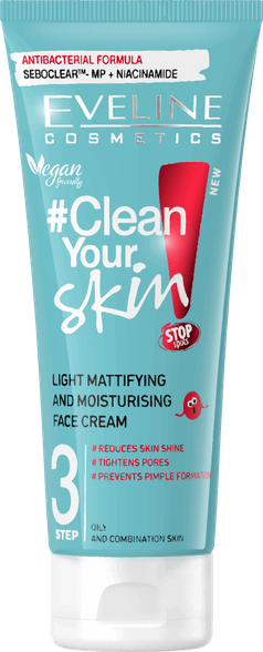 EVELINE Clean Your Skin 3 faces cream 75 ml