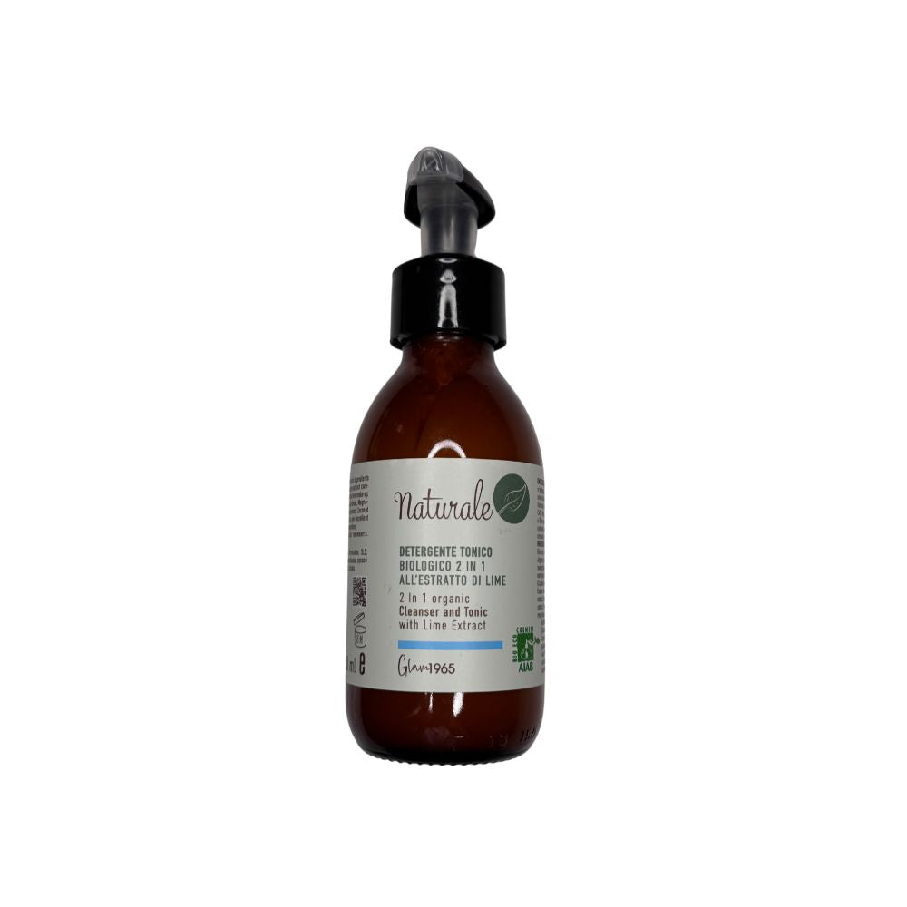 GLAM 2 in 1 Organic cleanser and tonic with lime extract 150 ml