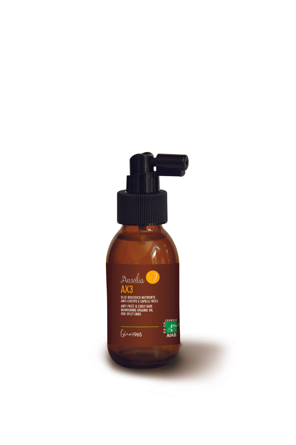 GLAM AX3 Anti frizz & Curly hair nourishing organic oil for split ends 100 ml