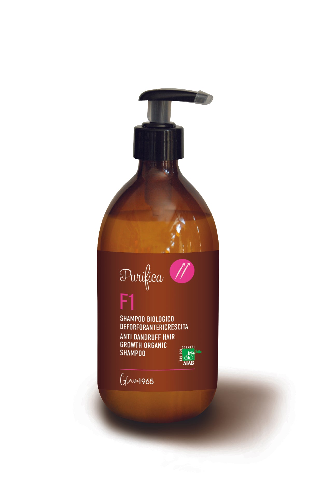 GLAM F1 Anti dandruff hair growth organic shampoo 500 ml