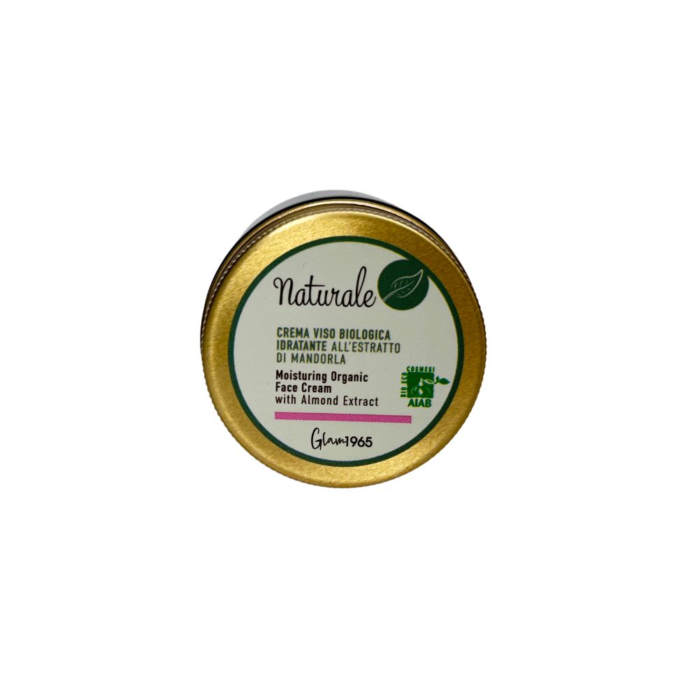 GLAM Moisturizing organic face cream with almond extract 500 ml