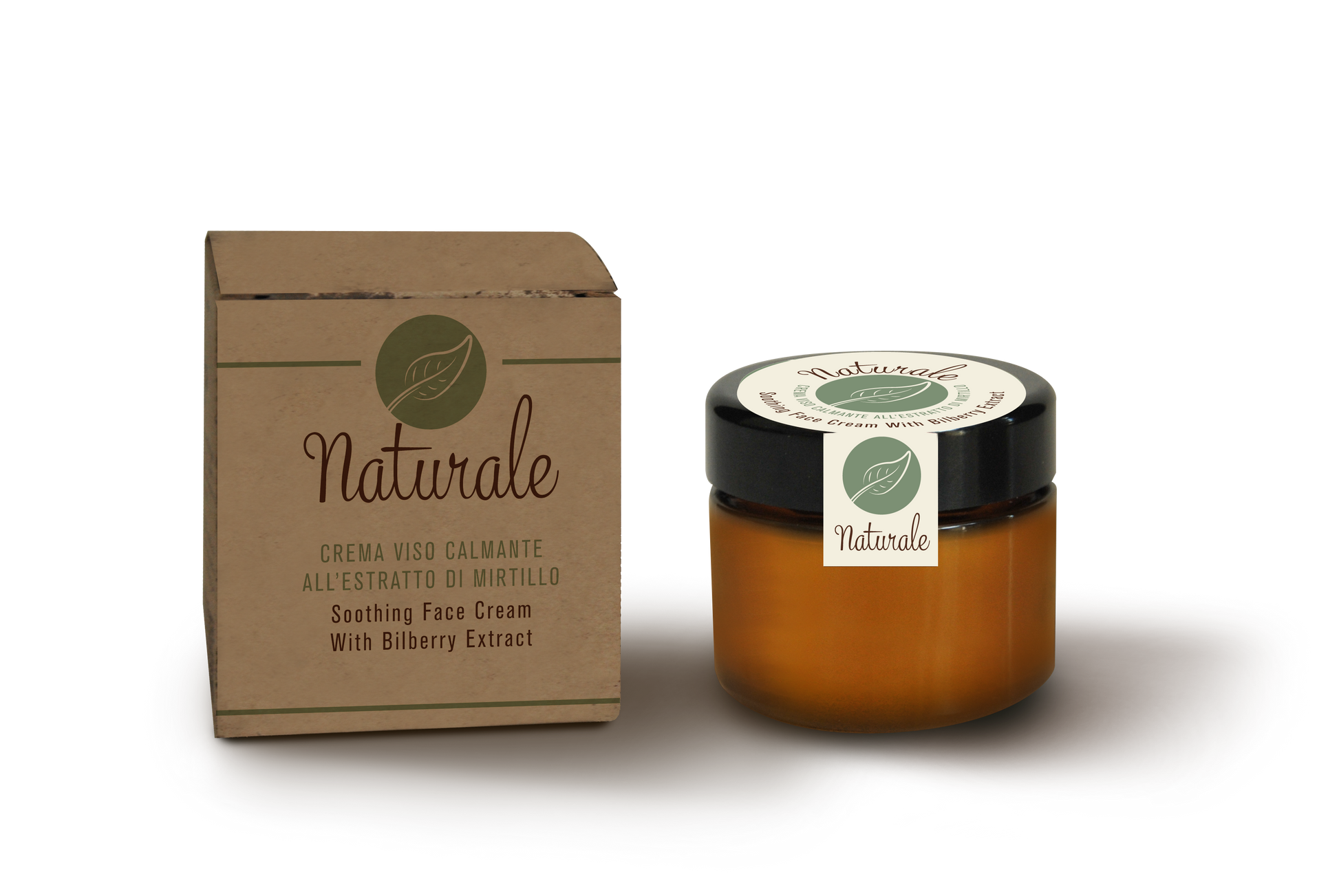 GLAM Soothing organic face cream with bilberry extract 50 ml