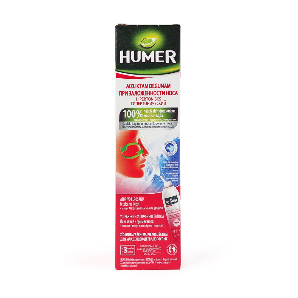 HUMER Hypertonic nasal spray 50 ml