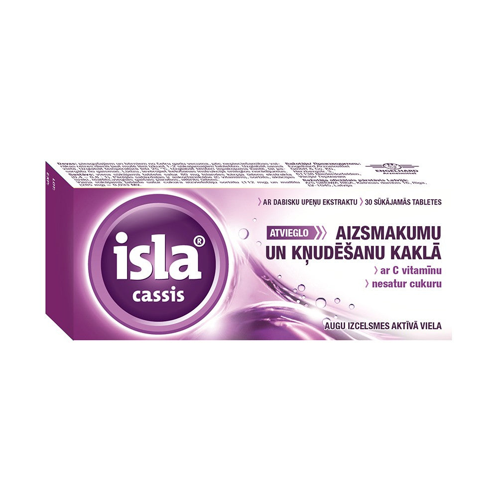 ISLA Cassis lozenges N30
