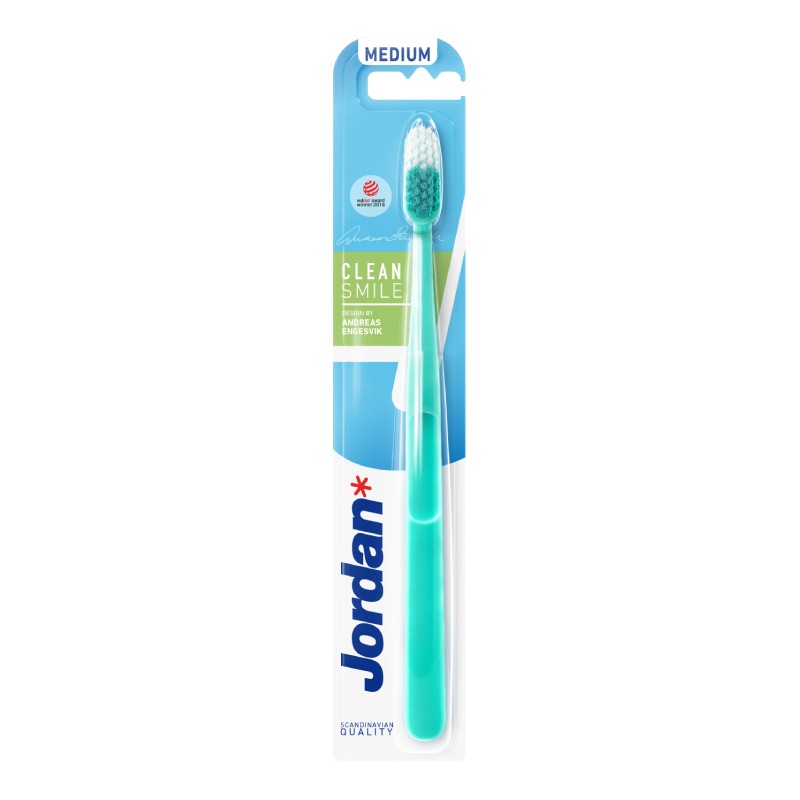 JORDAN Clean Smile medium soft toothbrush