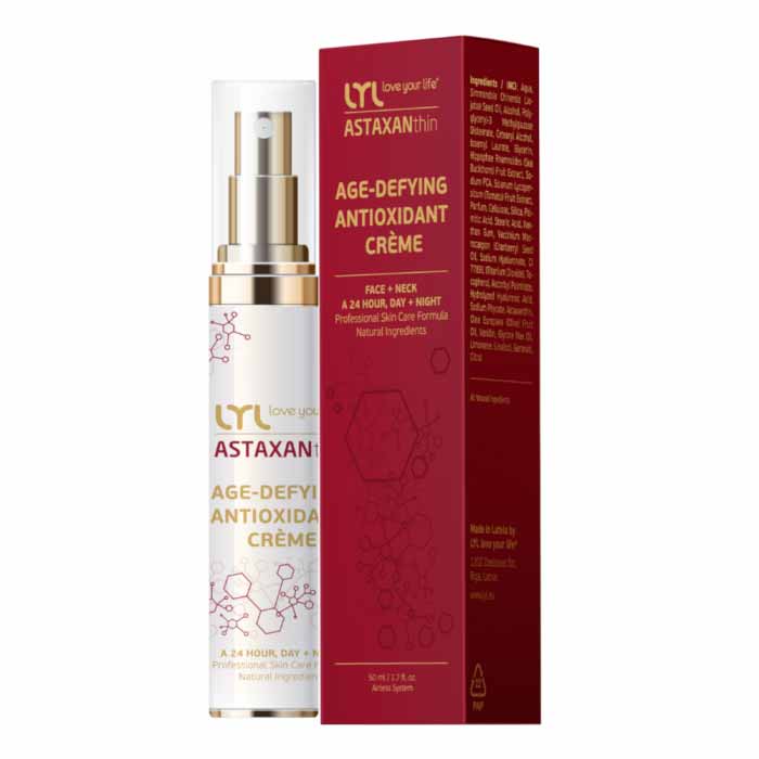 LYL ASTAXANthin AGE-Defying Antioxidant Creme Facial and Neck 50 ml cream