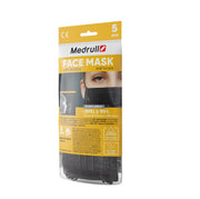 MEDRULL face mask disposable black N5