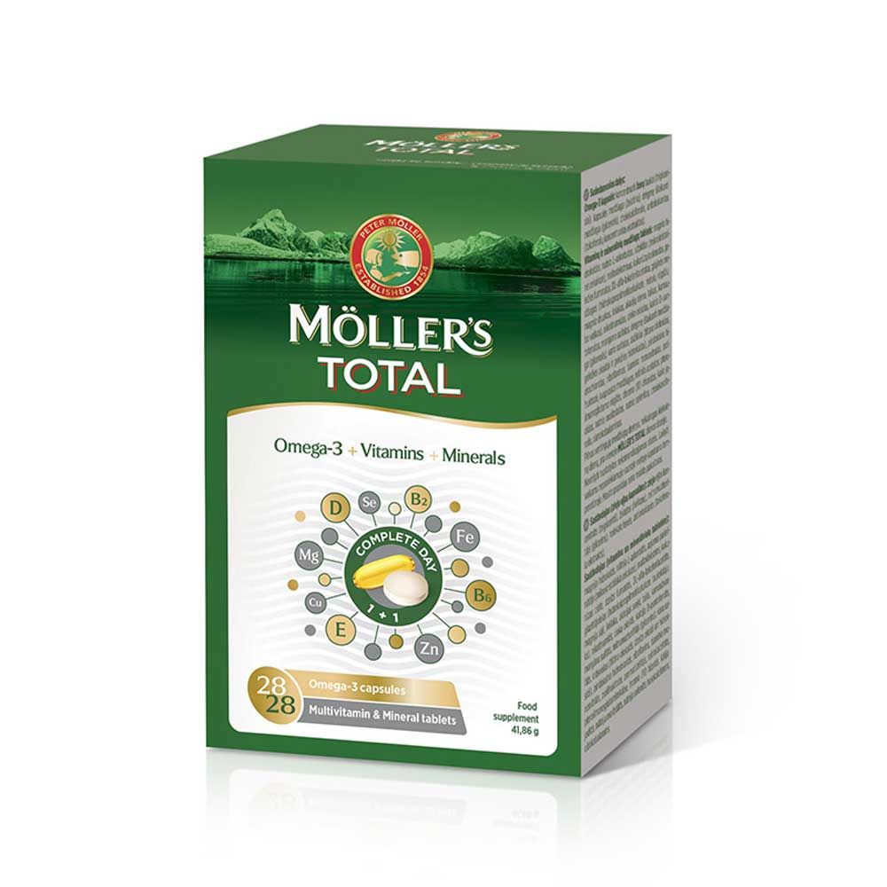 MOLLERS TOTAL OMEGA - 3 tablets + capsules N56