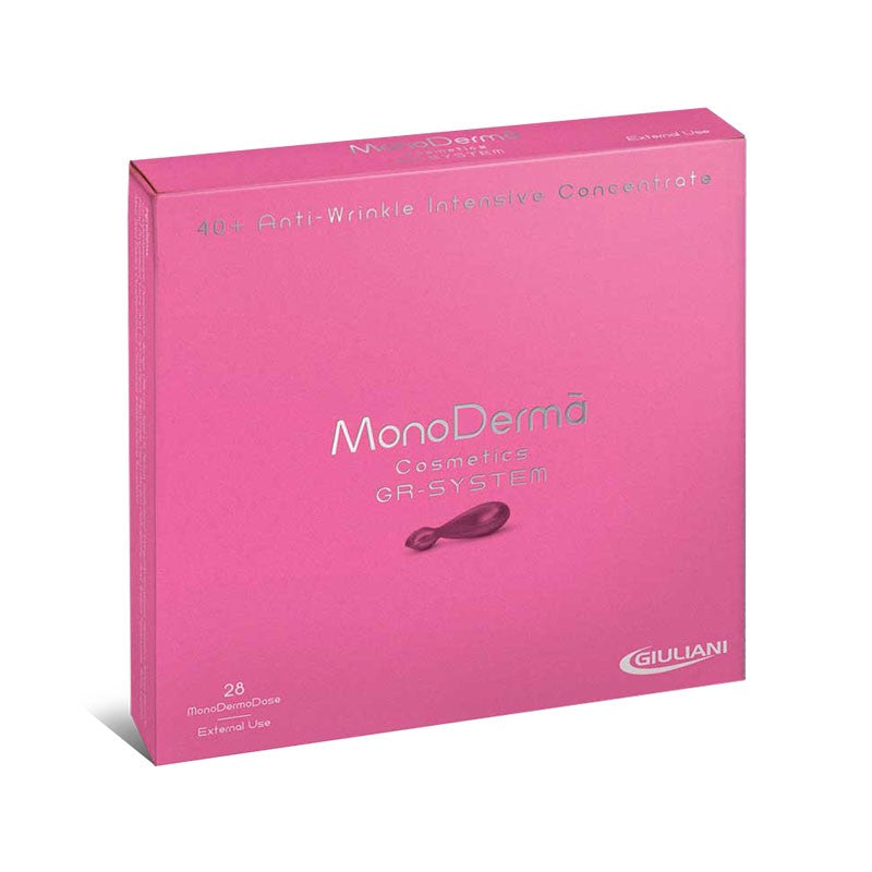 MONODERMA Cosmetics 40+ anti-aging serum, ampoules N28