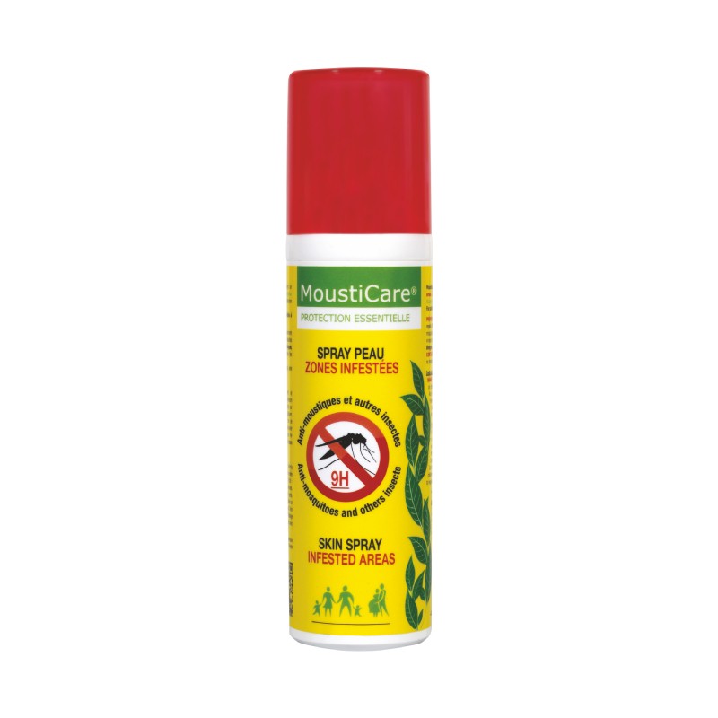 MOUSTICARE Infested Areas spray against insects up to 9H 75 ml