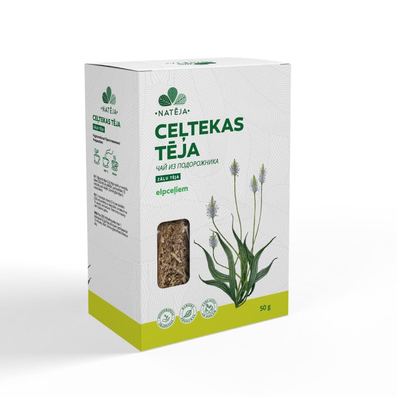NATĒJA Plantain tea for the respiratory tract 50 g