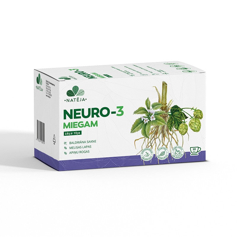 NATĒJA Neuro-3 herbal tea for sleep N20