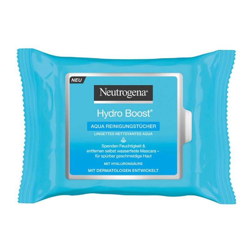 NEUTROGENA Hydro Boost Aqua moisturizing facial wipes N25