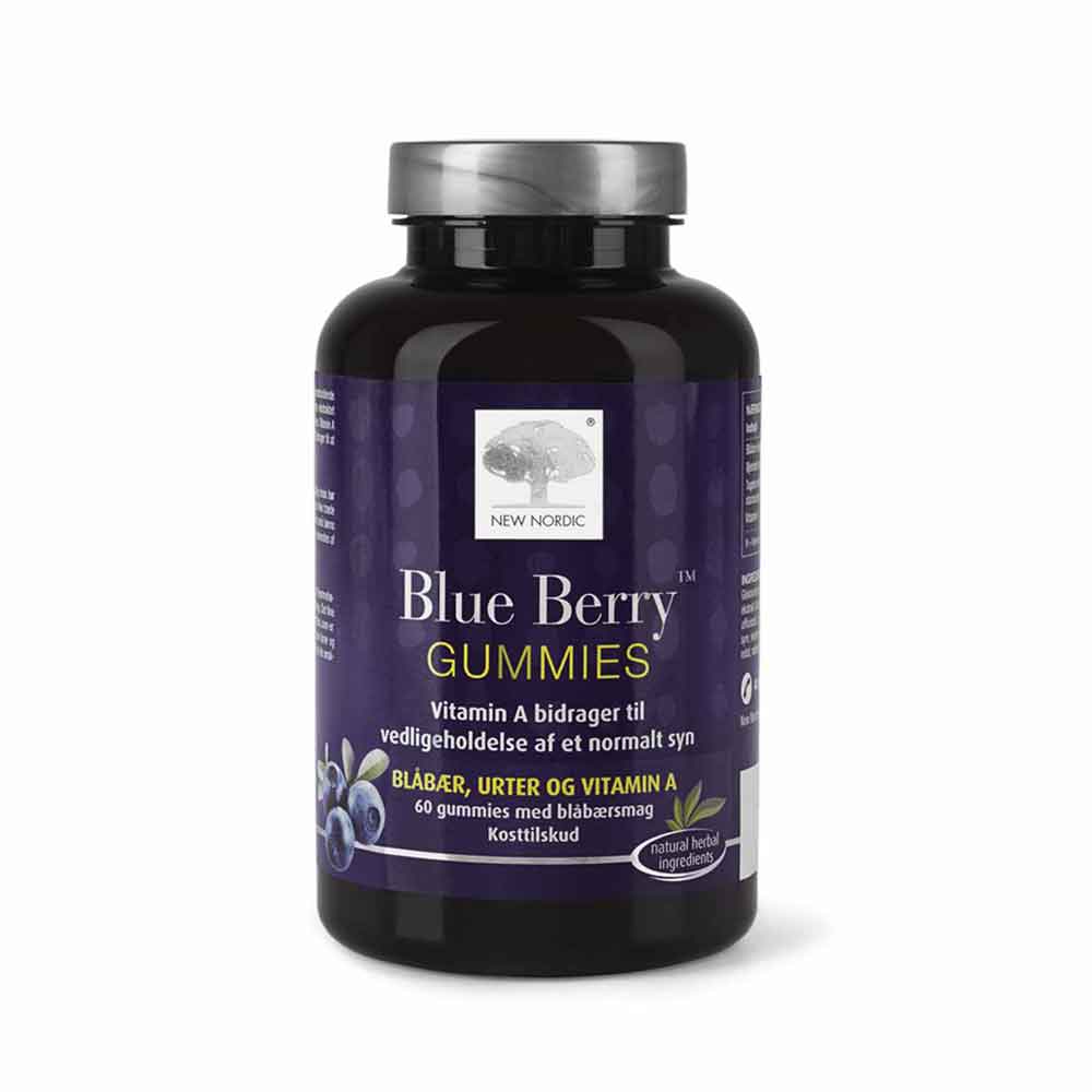 New Nordic Blue Berry Gummies Chewing Leaders N60