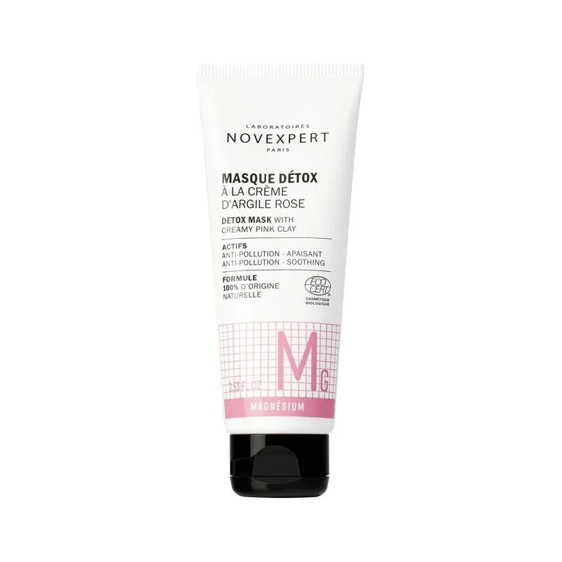 NOVEXPERT Magnesium Detox face mask with pink clay 75 ml