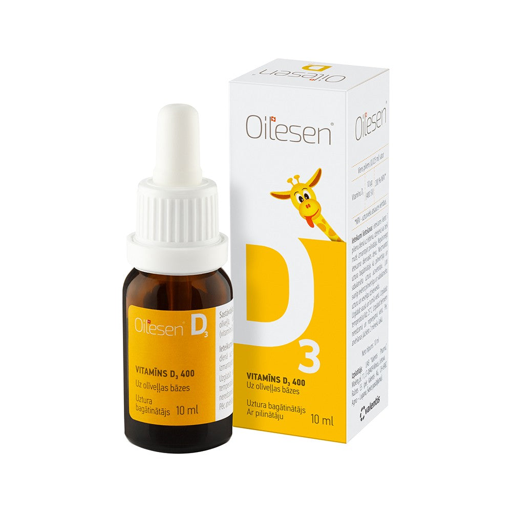 OILESEN vitamin D3 400 IU drops 10 ml